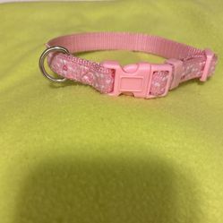 Small Pink Dog Collar 
