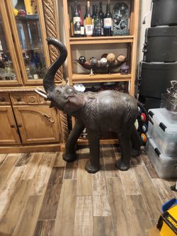 Beautiful Leather Elephant