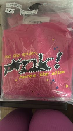 Spider pink hoodie