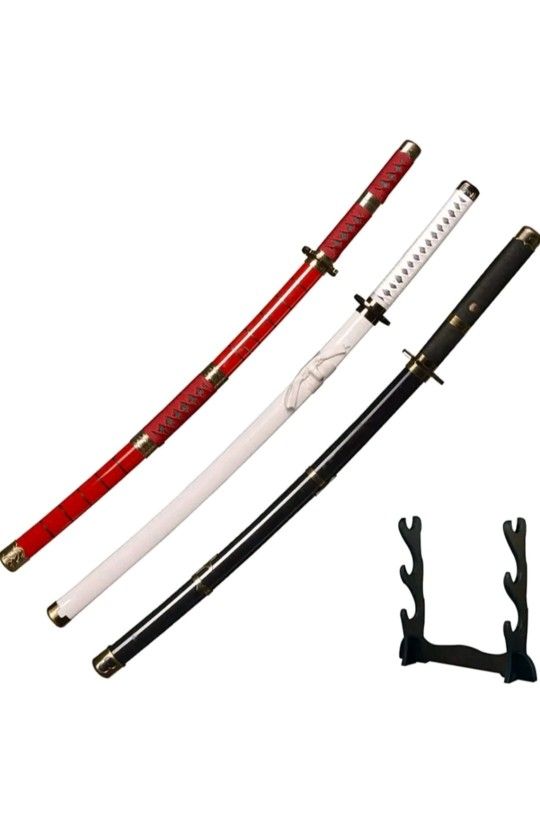 40" Anime Cosplay Sword, 3 Piece Set