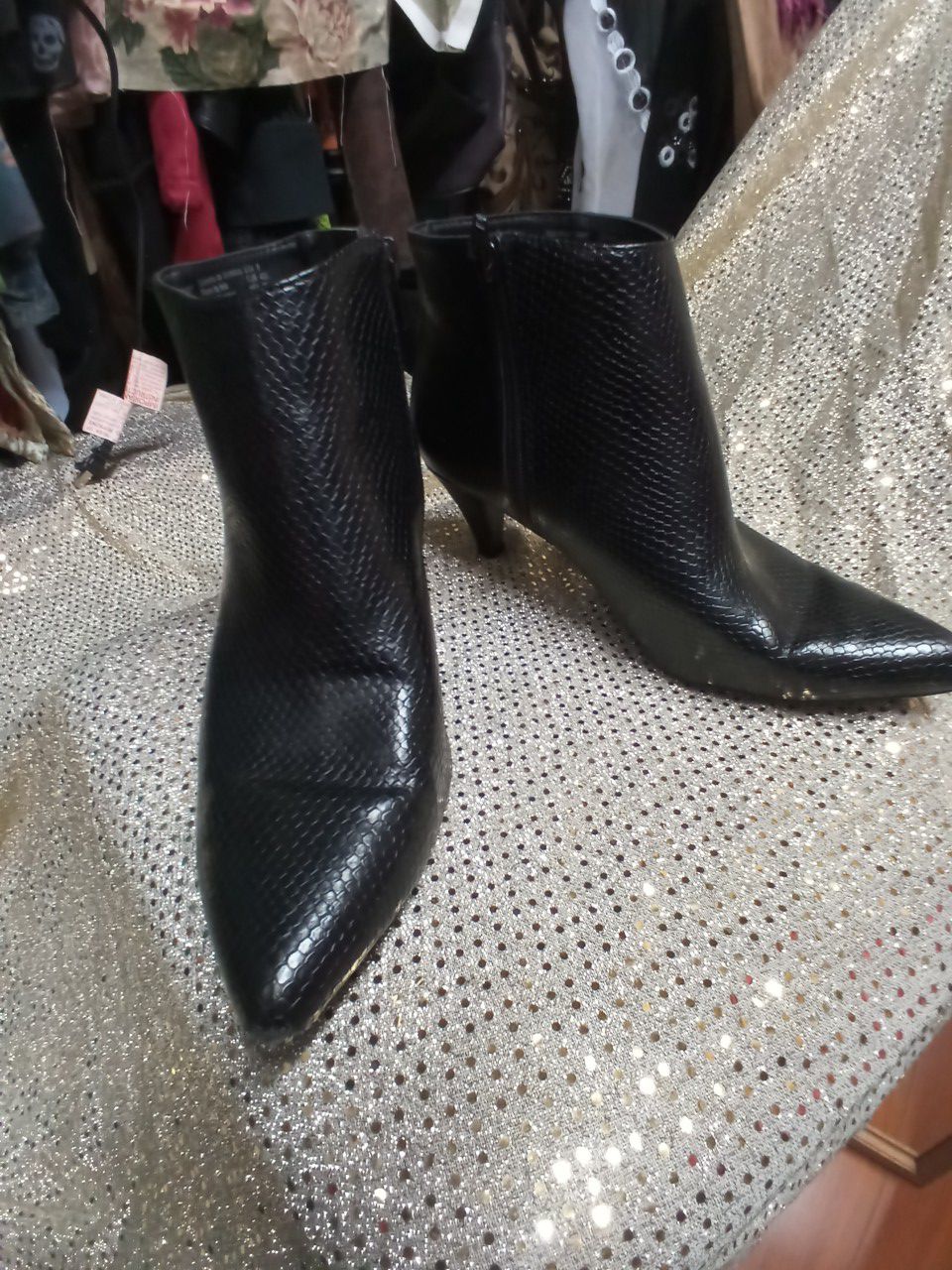 Black ankle boots size 9