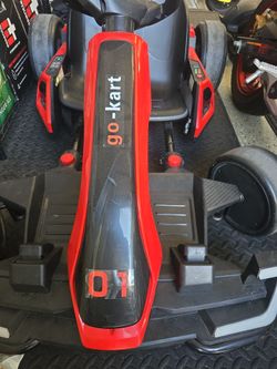 Go-Kart Red and Black Electric Ride-On