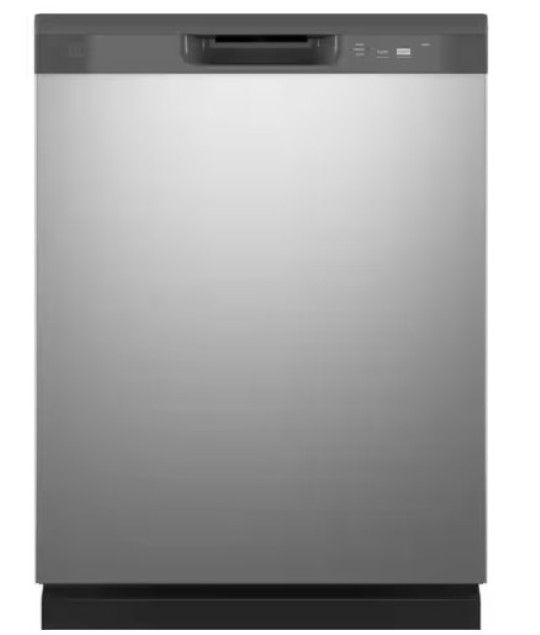 GE 24 in. Built-In Tall Tub Front Control Stainless Steel Dishwasher with 60 dBA, ENERGY STAR
