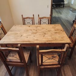Soild Wood Table Set