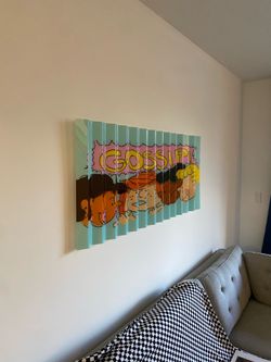 Interactive lenticular wall Art “Gossip”