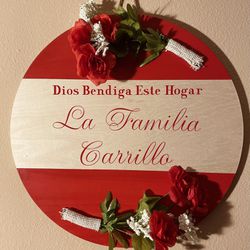 Welcome Door Hangers, Family Name ( Personalized)