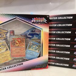 Prismatic Evolutions Poster Collection (9) - New/Sealed Pokemon Cards