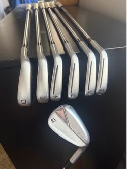 TaylorMade P770 Forged Iron Set (4-PW) – Project X LZ 6.0 Stiff – +0.5” – Jumbo Grips