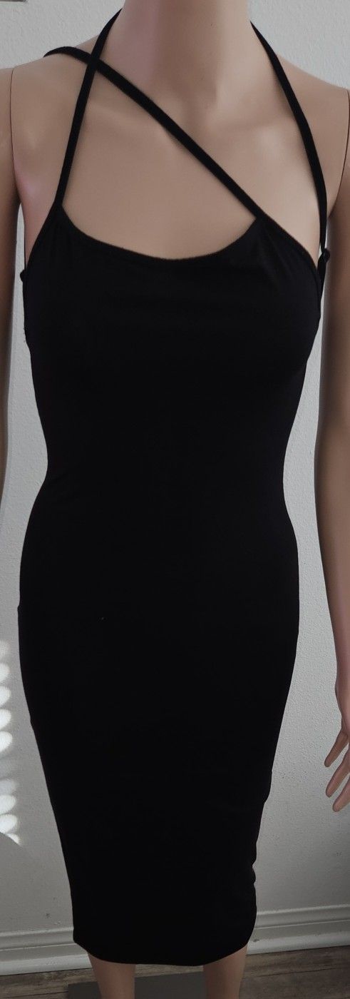 Backless Black Dress