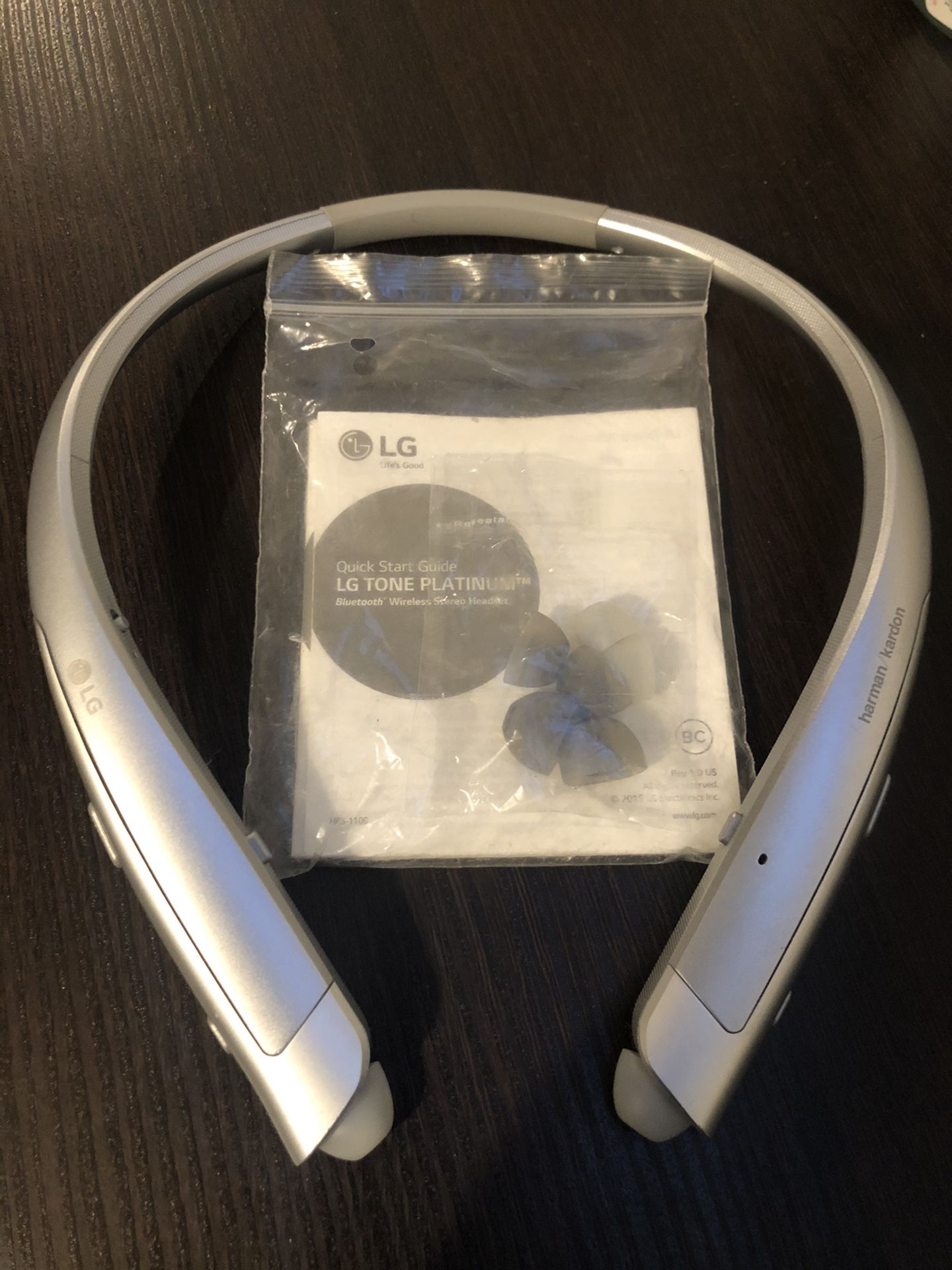 LG TONE PLATINUM BLUETOOTH HEADSET