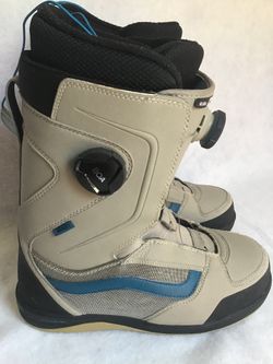 Size 9 M Double Boa Vans Snowboarding Boots