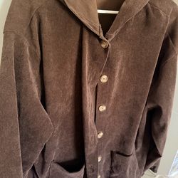 Corduroy Hoodie Jacket