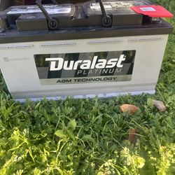 Duralast Amg Platinum Battery Brand New With Receipts And Warranty 
