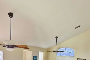 Monte Carlo ceiling fans with lights.