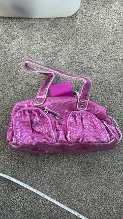 Pink Sequin Mini Handbag