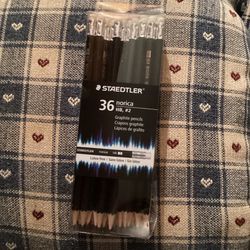 NEW 36-Count Staedtler Graphite  Pencils ,
