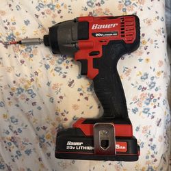Bauer 20v impact drill