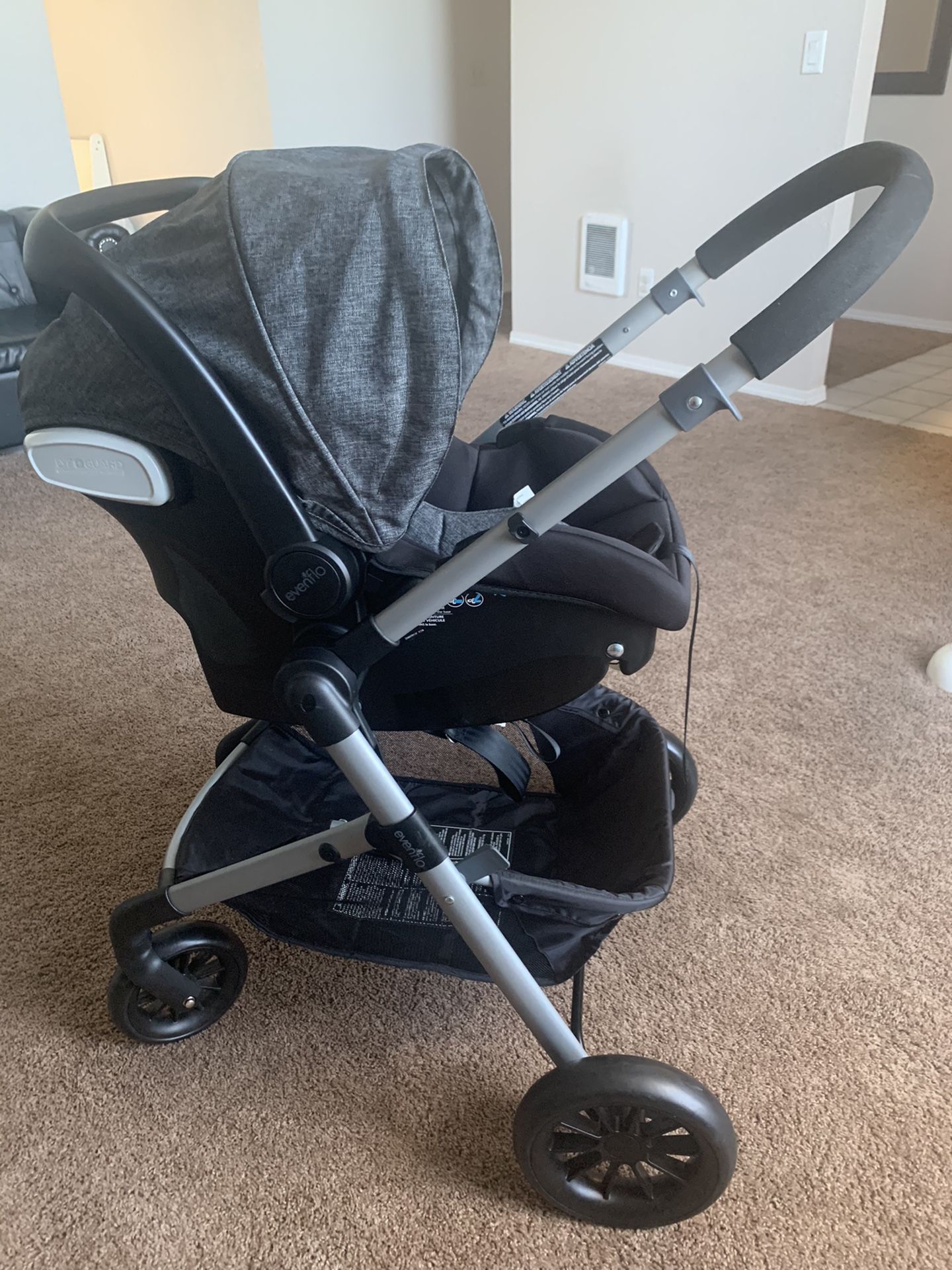 Stroller with car seat