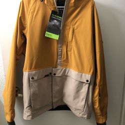 Dakine Men's Dillon Shell Snowboard Jacket Size M Golden Oak Rawhide New