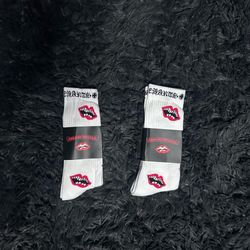 Chrome heart socks