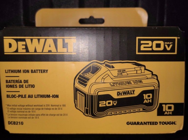 New Sealed DeWalt 10AH 20V Battery