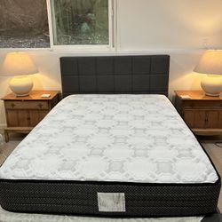 Full/ Double Bed Frame And Mattress
