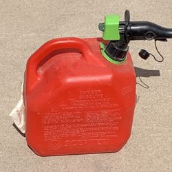 Portable Red Fuel Gas Canister Fuel Gasoline