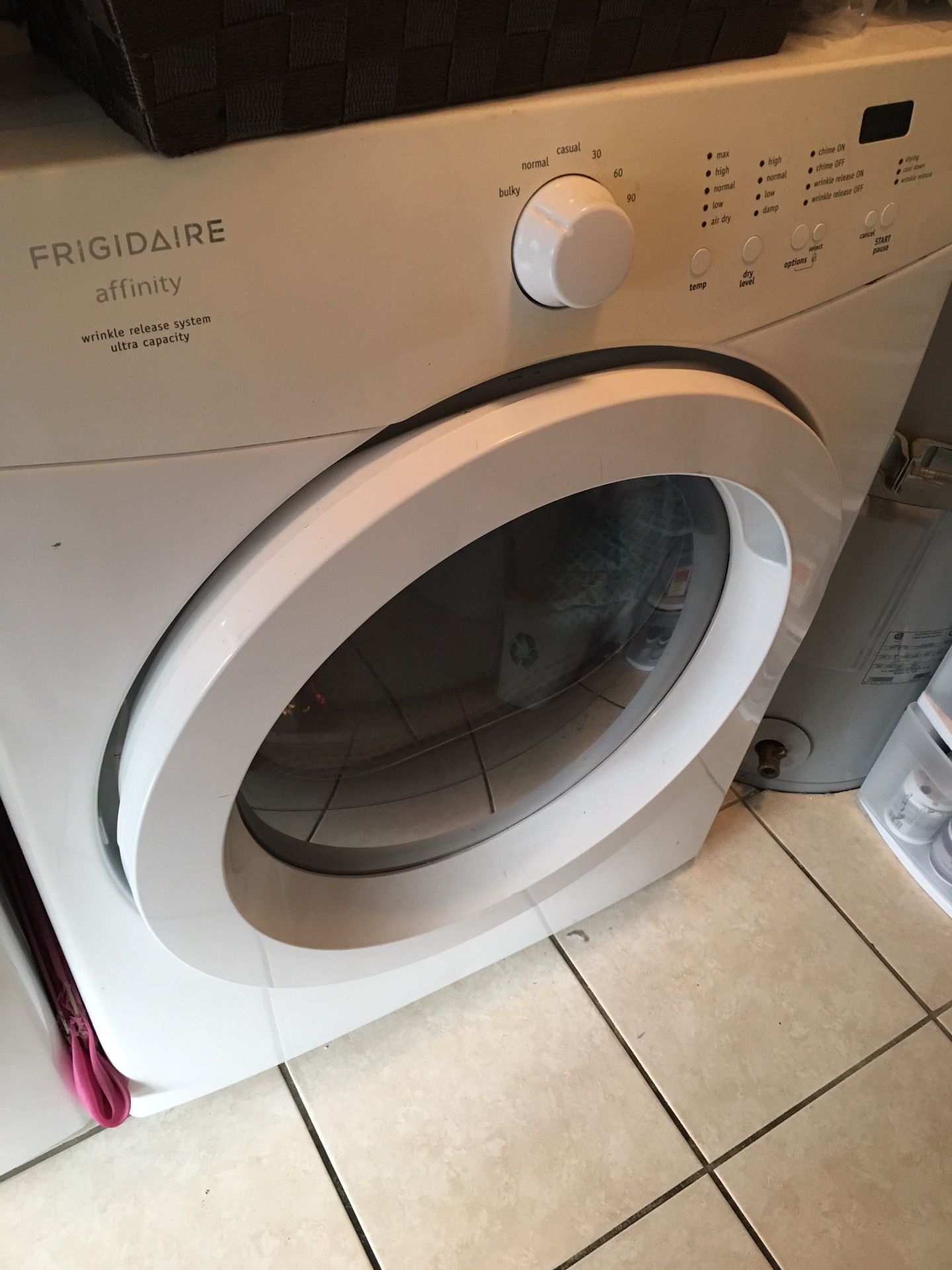 Frigidaire Affinity washer and dryer