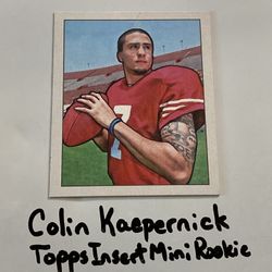 Colin Kaepernick San Francisco 49ers All-Pro QB Topps Short Print Mini Insert Rookie Card. 