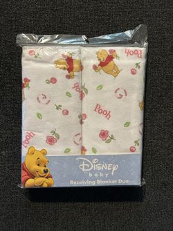 Y2K Winnie The Pooh Receiving Blankets 