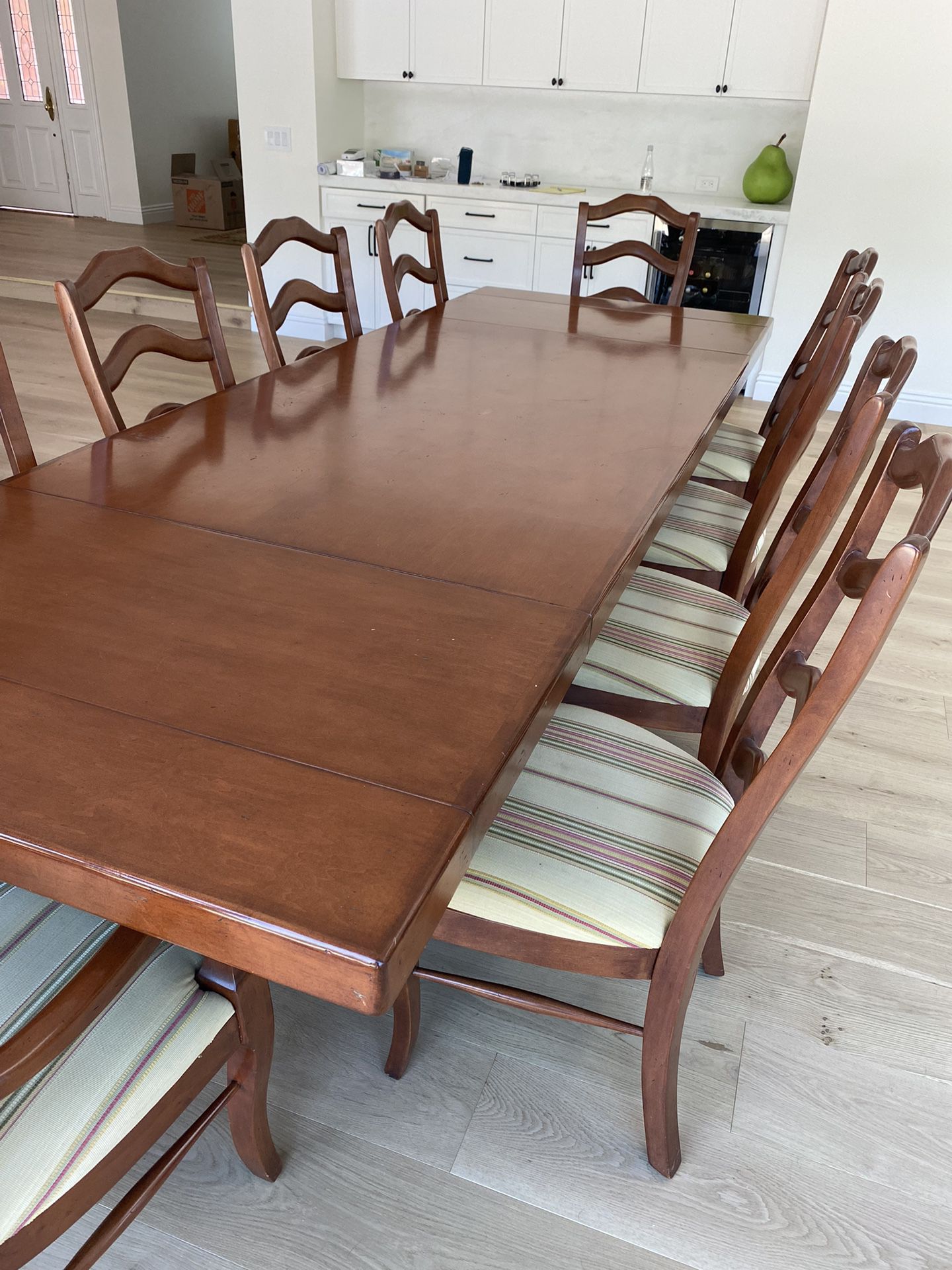 Dining Table And 10 Chairs 