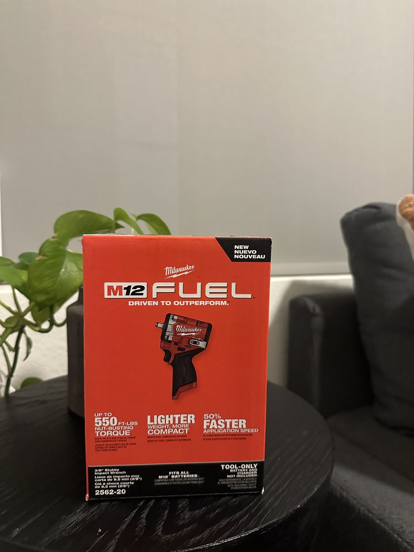 Milwaukee M12 FUEL Brushless Cordless Stubby 3/8 in. Impact Wrench