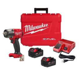 M18 FUEL 18V Lithium-Ion Brushless Cordless 3/8 in. Mid-Torque Impact Wrench kit