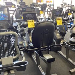 Recumbent Bike Life Fitness RS3 With Warranty
