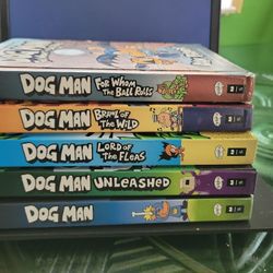 Dog Man Books 1-2, 5-7