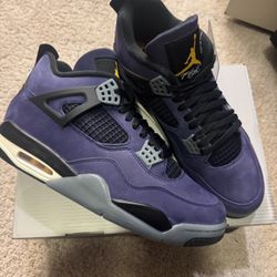 Jordan 4 Lakers Size 10.5 and 12.5