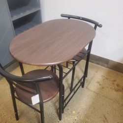 3 pc bistro dining set designed for small living spaces like apartments