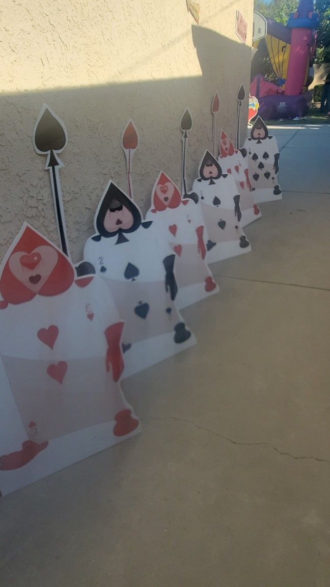 Alice AND Wonderland Character Cut Outs