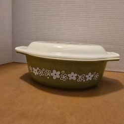 Vintage Pyrex Olive Green 1/2 Quart