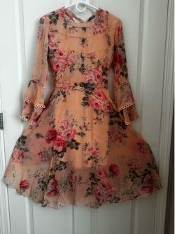 Indian, Pakistani, and Fijian Frock Style Dress