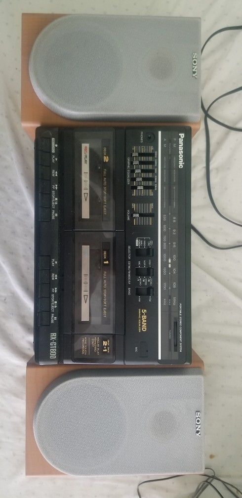 Boombox Vintage Panasonic
