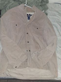 Ralph Lauren beige corduroy coat size XL