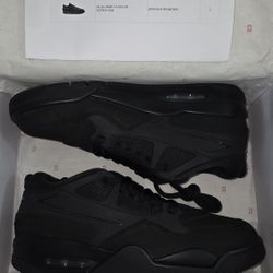 Nike Air Jordan AJ 4 RM (Men's Black, size 10)