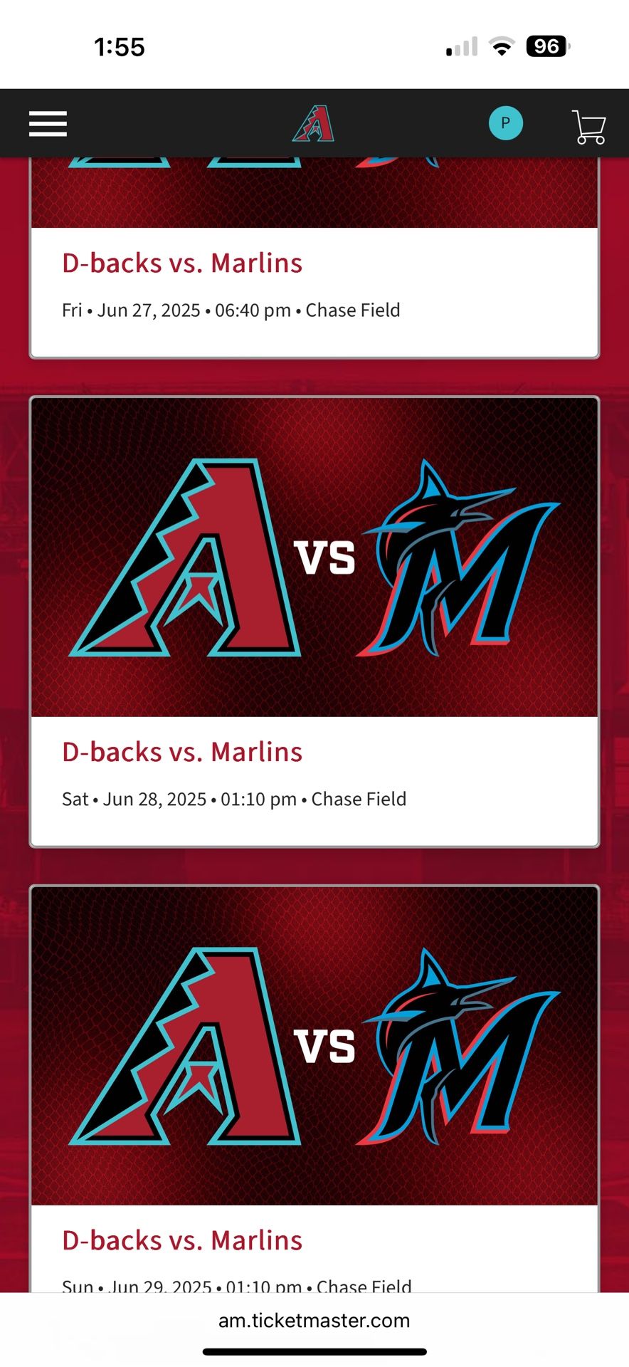 AZ Dbacks Tickets