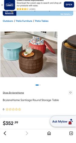 Table and storage