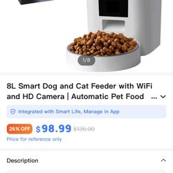 Brand New NRV Small Pet Feeder with Camera 