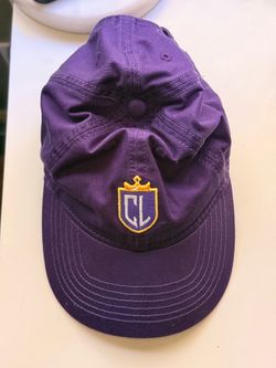 Purple and yellow legacy hat