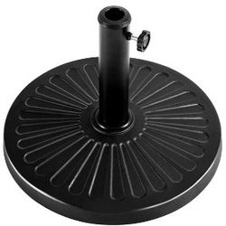 22lbs 17.5" Patio Umbrella Base, black