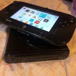 Black Nintendo Wii U 