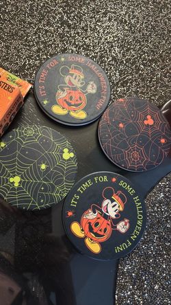 Mickey Halloween coasters
